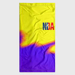 Бандана-труба НБА баскетбол краски неоновые желтые, цвет: 3D-принт — фото 2