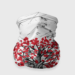 Бандана-труба Цветущее дерево, цвет: 3D-принт