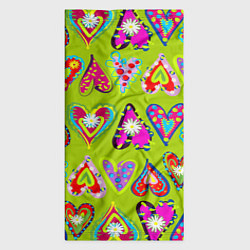 Бандана-труба Разноцветные сердца в мексиканском стиле, цвет: 3D-принт — фото 2
