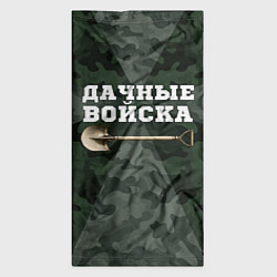 Бандана-труба Дачные войска - лопата, цвет: 3D-принт — фото 2