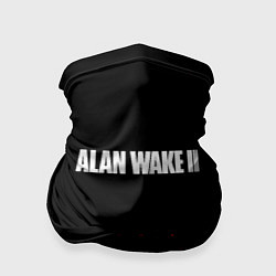 Бандана-труба Alan wake писатель гейм краски, цвет: 3D-принт