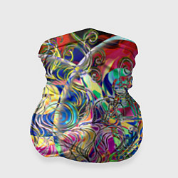 Бандана-труба Сплетение Инь Ян, цвет: 3D-принт