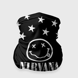 Бандана-труба Nirvana stars steel, цвет: 3D-принт