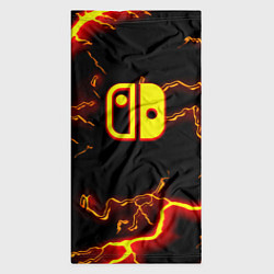 Бандана-труба Нинтендо шторм огненоое лого, цвет: 3D-принт — фото 2