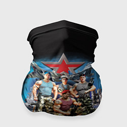 Бандана-труба Бойцы армии России, цвет: 3D-принт