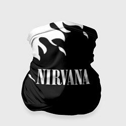 Бандана-труба Nirvana текстура огонь, цвет: 3D-принт