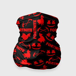 Бандана-труба Fortnite pattern logo marshmello, цвет: 3D-принт