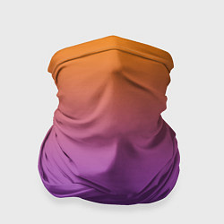 Бандана-труба Градиент оранжево-фиолетовый, цвет: 3D-принт