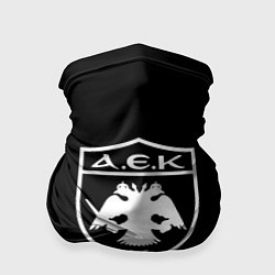 Бандана AEK fc белое лого