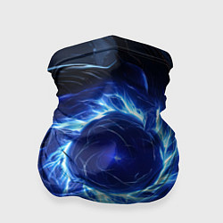 Бандана-труба Синяя магическая абстракция, цвет: 3D-принт