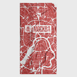 Бандана-труба Красная карта Москвы, цвет: 3D-принт — фото 2