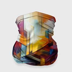 Бандана-труба Абстрактные фигуры, цвет: 3D-принт