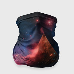 Бандана-труба Космическая абстракция пирамида, цвет: 3D-принт