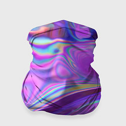 Бандана-труба Неоновый розовый бензин, цвет: 3D-принт