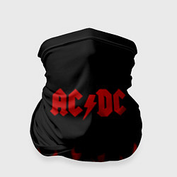 Бандана-труба AC DC fire rock steel, цвет: 3D-принт