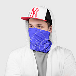 Бандана-труба Спирали расходящиеся в стороны, цвет: 3D-принт — фото 2