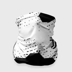 Бандана-труба Juventus hexagon black sport, цвет: 3D-принт