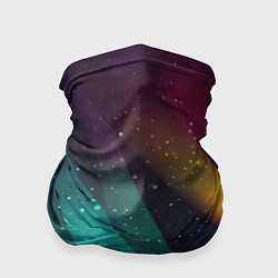Бандана-труба Неоновые цветные полосы, цвет: 3D-принт
