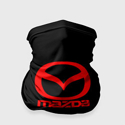 Бандана-труба Mazda red logo, цвет: 3D-принт