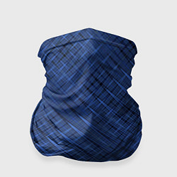 Бандана-труба Тёмный синий текстурированный, цвет: 3D-принт