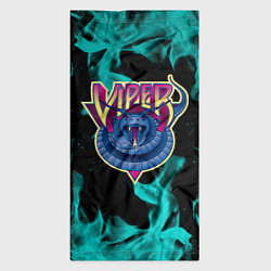 Бандана-труба Вайпер flame neon game, цвет: 3D-принт — фото 2