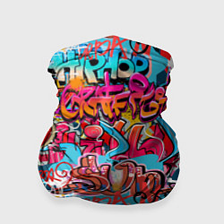 Бандана-труба Hip hop graffiti pattern, цвет: 3D-принт