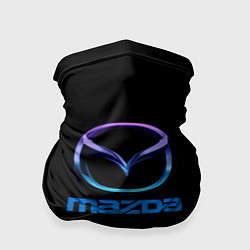 Бандана-труба Mazda neon logo, цвет: 3D-принт