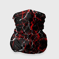 Бандана-труба Абстрактная текстура мраморного вида, цвет: 3D-принт