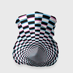 Бандана-труба Оптическая иллюзия с погружением, цвет: 3D-принт