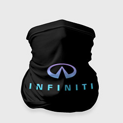 Бандана-труба Infiniti logo neon, цвет: 3D-принт