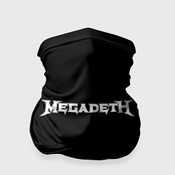 Бандана Megadeth logo white