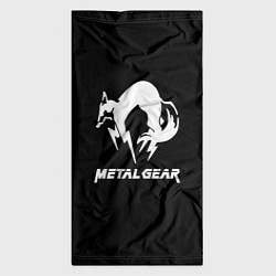 Бандана-труба Metal gear logo, цвет: 3D-принт — фото 2