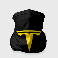 Бандана-труба Tesla yellow, цвет: 3D-принт