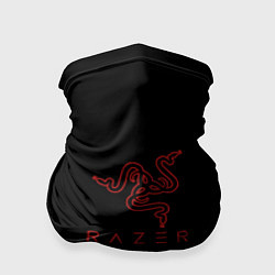 Бандана-труба Razer red logo, цвет: 3D-принт