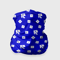Бандана-труба Roblox blue pattern, цвет: 3D-принт