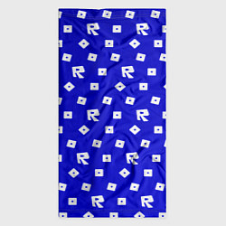 Бандана-труба Roblox blue pattern, цвет: 3D-принт — фото 2