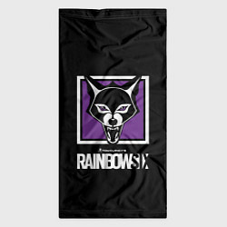 Бандана-труба Rainbow six logo ubisoft, цвет: 3D-принт — фото 2