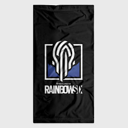 Бандана-труба Rainbow six siege logo, цвет: 3D-принт — фото 2