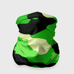 Бандана Зелёный камуфляж текстура