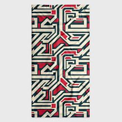 Бандана-труба Лабиринтовые зигзаги, цвет: 3D-принт — фото 2