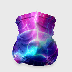 Бандана Космическая неоновая абстракция - нейроарт