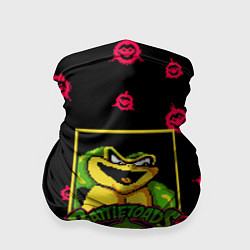 Бандана-труба Боевые жабы паттерн, цвет: 3D-принт