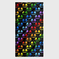 Бандана-труба Marshmello pattern neon, цвет: 3D-принт — фото 2