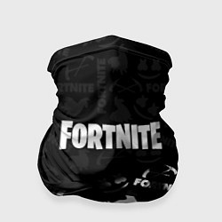 Бандана-труба Fortnite pattern black, цвет: 3D-принт