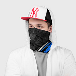 Бандана-труба Россия - абстракция, цвет: 3D-принт — фото 2