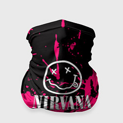 Бандана-труба Nirvana pink color, цвет: 3D-принт