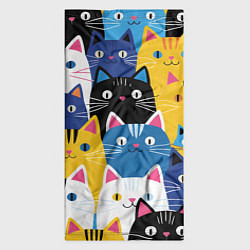 Бандана-труба Много цветных котиков, цвет: 3D-принт — фото 2