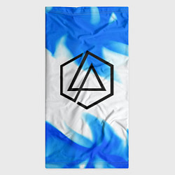 Бандана-труба Linkin park blue flame, цвет: 3D-принт — фото 2