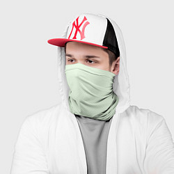 Бандана-труба Бледный зелёный градиент текстура, цвет: 3D-принт — фото 2