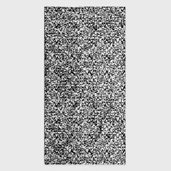 Бандана-труба Чёрно-белый текстурный, цвет: 3D-принт — фото 2